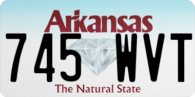 AR license plate 745WVT