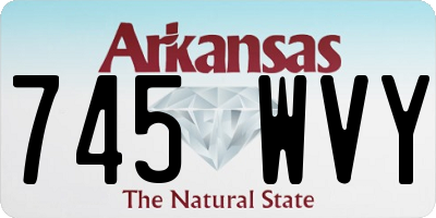 AR license plate 745WVY