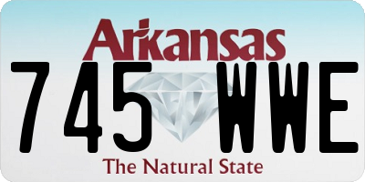 AR license plate 745WWE