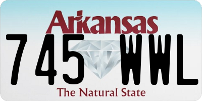 AR license plate 745WWL