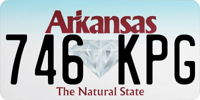 AR license plate 746KPG