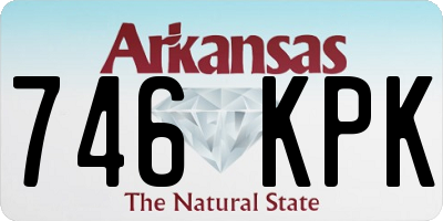 AR license plate 746KPK