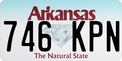 AR license plate 746KPN