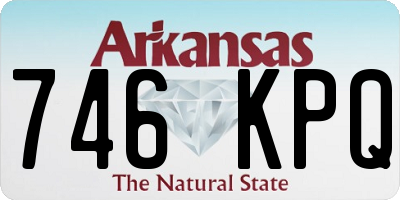 AR license plate 746KPQ