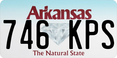 AR license plate 746KPS