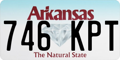 AR license plate 746KPT