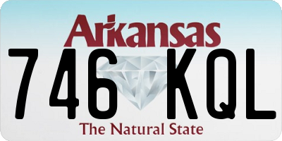 AR license plate 746KQL
