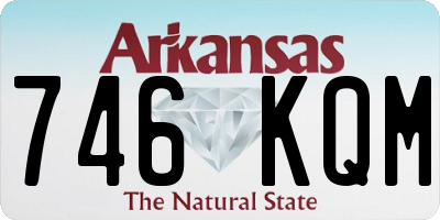 AR license plate 746KQM