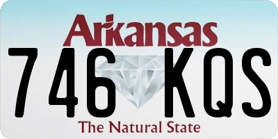 AR license plate 746KQS