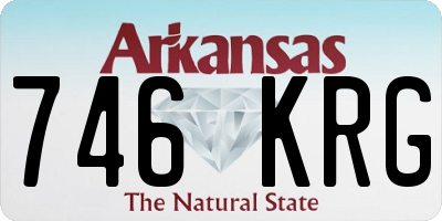 AR license plate 746KRG