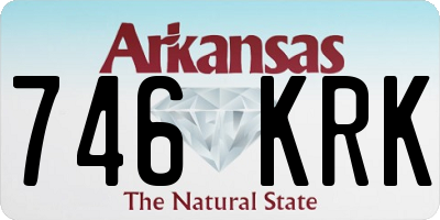 AR license plate 746KRK