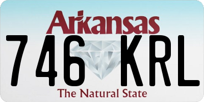 AR license plate 746KRL