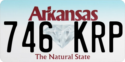 AR license plate 746KRP