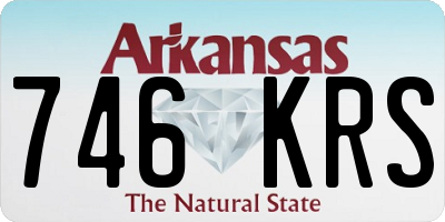 AR license plate 746KRS