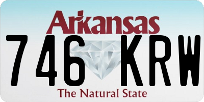 AR license plate 746KRW