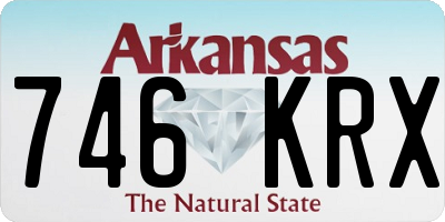 AR license plate 746KRX