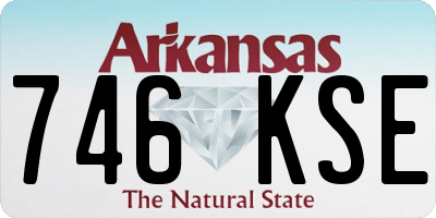 AR license plate 746KSE