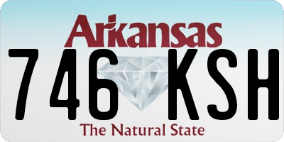 AR license plate 746KSH