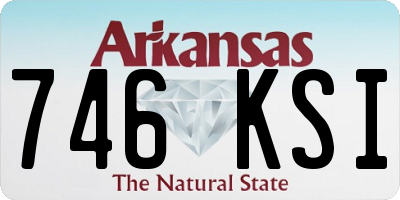 AR license plate 746KSI