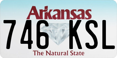 AR license plate 746KSL