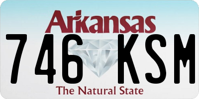 AR license plate 746KSM