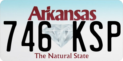 AR license plate 746KSP
