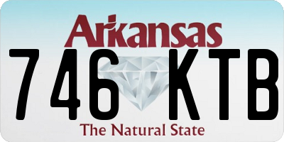 AR license plate 746KTB