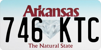 AR license plate 746KTC
