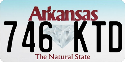 AR license plate 746KTD