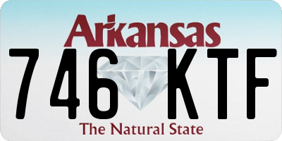 AR license plate 746KTF