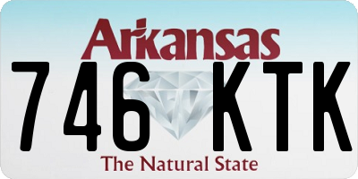 AR license plate 746KTK