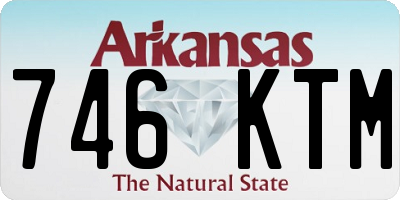 AR license plate 746KTM