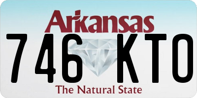 AR license plate 746KTO