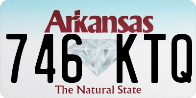 AR license plate 746KTQ