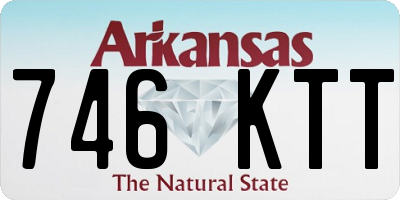 AR license plate 746KTT