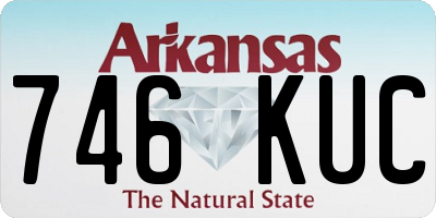 AR license plate 746KUC