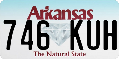 AR license plate 746KUH