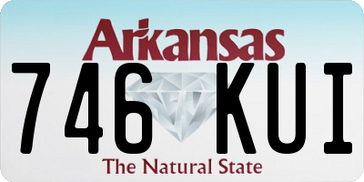 AR license plate 746KUI
