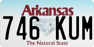 AR license plate 746KUM