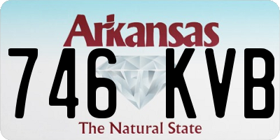 AR license plate 746KVB