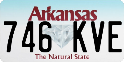 AR license plate 746KVE