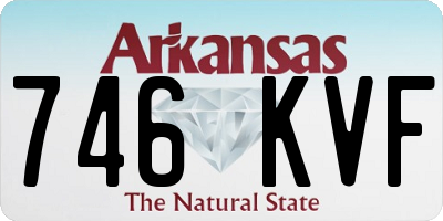 AR license plate 746KVF