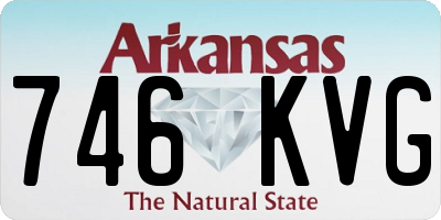 AR license plate 746KVG