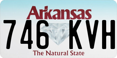 AR license plate 746KVH