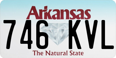 AR license plate 746KVL