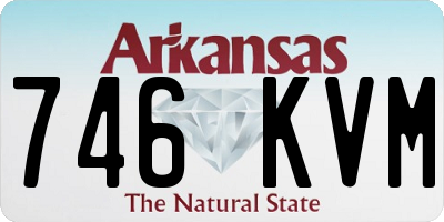 AR license plate 746KVM