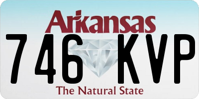 AR license plate 746KVP