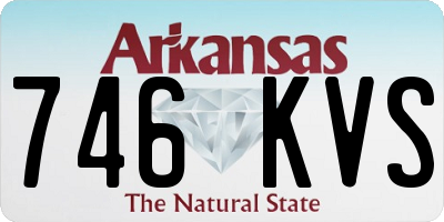 AR license plate 746KVS