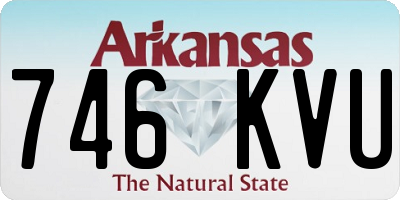 AR license plate 746KVU