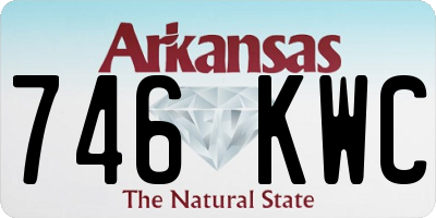 AR license plate 746KWC